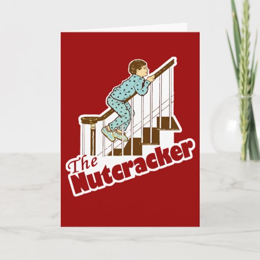 割れたナットクリスマスの伝統 シーズンカード (正面)