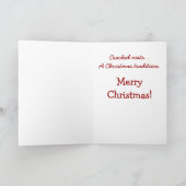 割れたナットクリスマスの伝統 シーズンカード (内部)