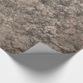 割れた乾燥した砂漠の1階の質の背景 ラッピングペーパー (角)