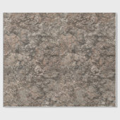 割れた乾燥した砂漠の1階の質の背景 ラッピングペーパー (フラット)