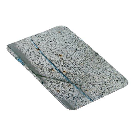 割れた割れた汚れたガラス マグネット (右側)