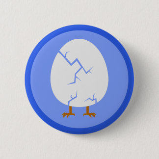 割れた卵ボタン 缶バッジ