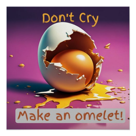 割れた卵 ポスター (正面)