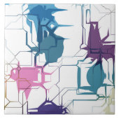 割れた壁 タイル (正面)