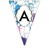 割れた壁 バンティングフラッグ (第3の旗)