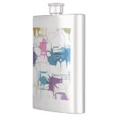 割れた壁 フラスク (左)