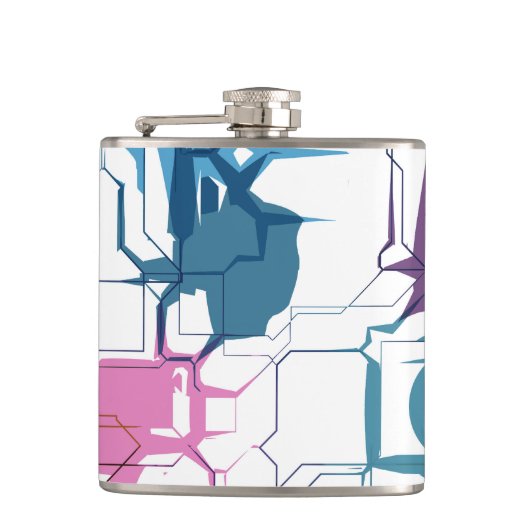 割れた壁 フラスク (正面)