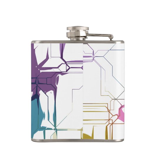 割れた壁 フラスク (裏面)