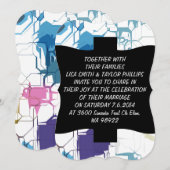 割れた壁 招待状 (正面/裏面)