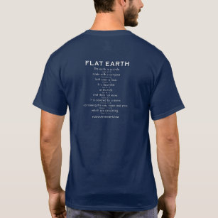 割れた平らな地球-! 聖なる書物、経典によって支持して下さい Tシャツ