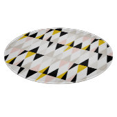 割れた幾何学的な三角形パターン カッティングボード (角)