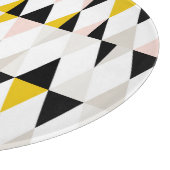 割れた幾何学的な三角形パターン カッティングボード (角)