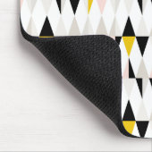 割れた幾何学的な三角形パターン マウスパッド (コーナー)