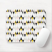 割れた幾何学的な三角形パターン マウスパッド (マウス)