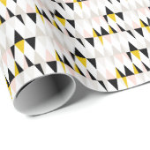 割れた幾何学的な三角形パターン ラッピングペーパー (ロールコーナー)