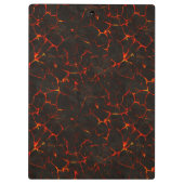 割れた溶解した地上の石の火山溶岩 クリップボード (裏面)