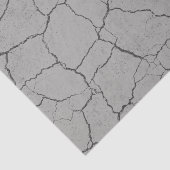 割れた灰色の灰色のヴィンテージのティッシュペーパー 薄葉紙 (詳細)