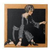 割れた真珠のネックレス タイル (正面)