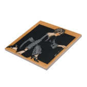 割れた真珠のネックレス タイル (側面)