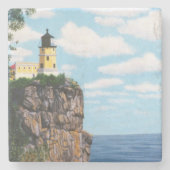 割れた石の灯台 ストーンコースター (正面)