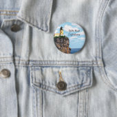 割れた石の灯台 缶バッジ (インサイチュ)