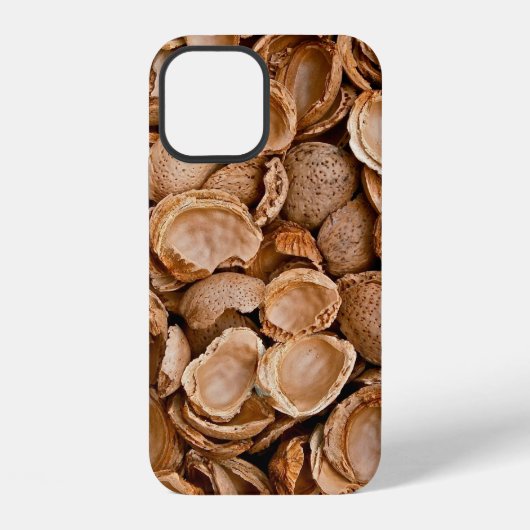 割れた空のアーモンドの殻 iPhoneケース (裏面)