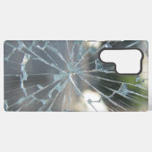 割れた窓 SAMSUNG GALAXYケース (裏面横)