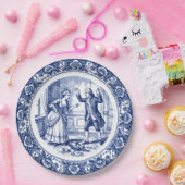 割れた花瓶の紙皿 ペーパープレート (パーティー)