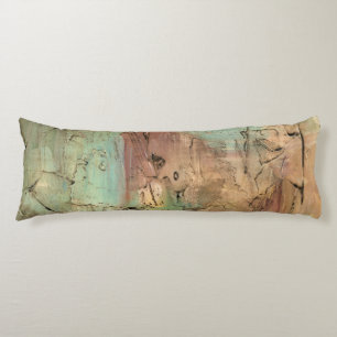 割れた表面との地球の音画 ボディピロー