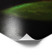 割れた赤いバラ フォトプリント            (角)