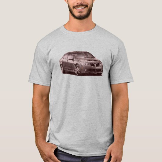 割れるポンティアクG8 GXP Tシャツ (正面)