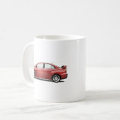 割れるEvo X Mitの槍騎兵 コーヒーマグカップ (正面左)