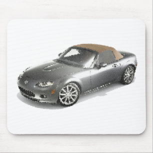 割れるMaz Miata MX5 Eunos Gen3 マウスパッド