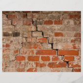 割れレンガの壁 チラシ (正面)