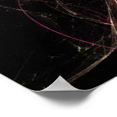 割れ原子(20x16) ポスター (角)