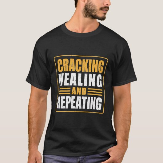 割れ治癒及び反復型生理療法剤 Tシャツ (正面)