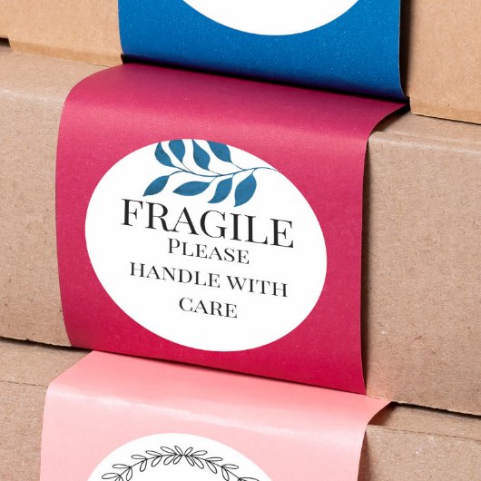 割れ物の葉気にで取り扱う ラウンドシール