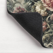 割れ目の獣 – ゴシックフローラデザイン マウスパッド (コーナー)