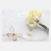 割れ目バタフライラッピング紙セット3 ラッピングペーパーシート (正面3)