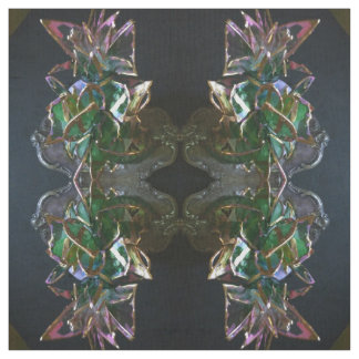 割れ花 ファブリック