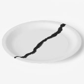 割れ ペーパープレート (アングル)