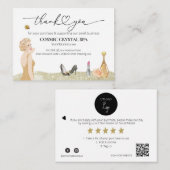 *~*割引ありがとうロゴAP8確認QR エンクロージャーカード (正面/裏面)