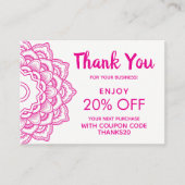 割引ありがとう 割引カード (正面)