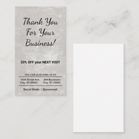 割引あり 名刺 (正面/裏面)