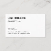 割引カード | デジタルカラフル背景 (裏面)