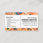 割引カード:ハンディマンサービス 名刺 (裏面)