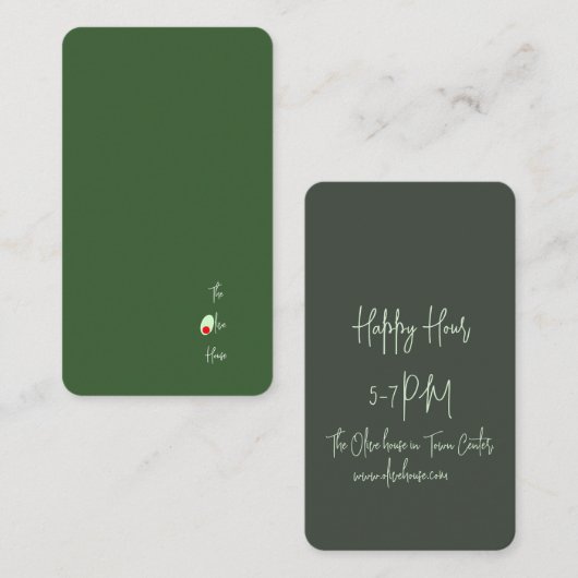 割引カード – ビジネス (正面/裏面)