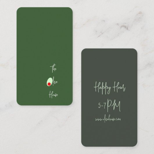 割引カード – ビジネス (正面/裏面)