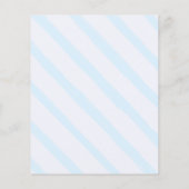 割引クラウドと雨滴赤ちゃんシャワー (裏面)