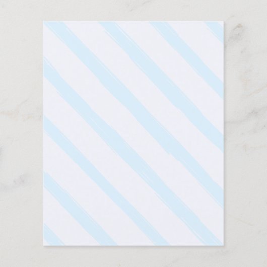 割引クラウドと雨滴赤ちゃんシャワー (裏面)